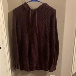 knitted tunic ~ purple